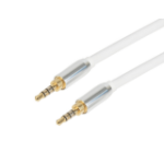 Prokord AUDIO 3.5MM MALE - 3.5MM MALE 0.5M WHITE