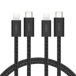 Belkin BoostCharge USB cable USB 2.0 USB C USB C/Lightning Black