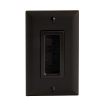 SANUS SA-IWCM1-B1 Cable Management Brush Wall Plate- Black