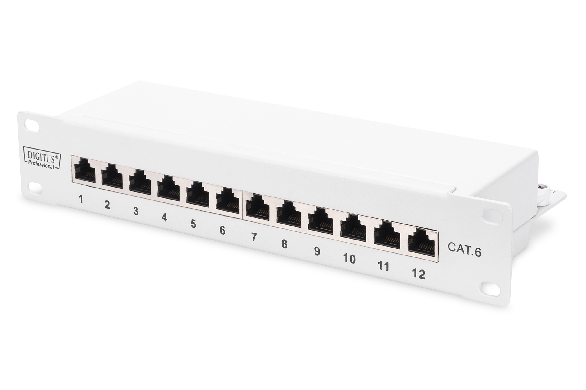 Image of Digitus CAT 6, Class E Patch Panel, shielded, grey