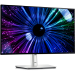 DELL UltraSharp U2424HE flat panel PC monitors 60.5 cm (23.8") 1920 x 1080 pixels Full HD LCD Black, Silver