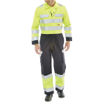 BEESWIFT Arc Flash Coverall Saturn Yellow / Navy 40