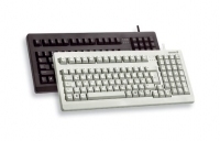 Image of CHERRY G80-1800 Compact Corded Keyboard, Light-Grey. PS2/USB,...
