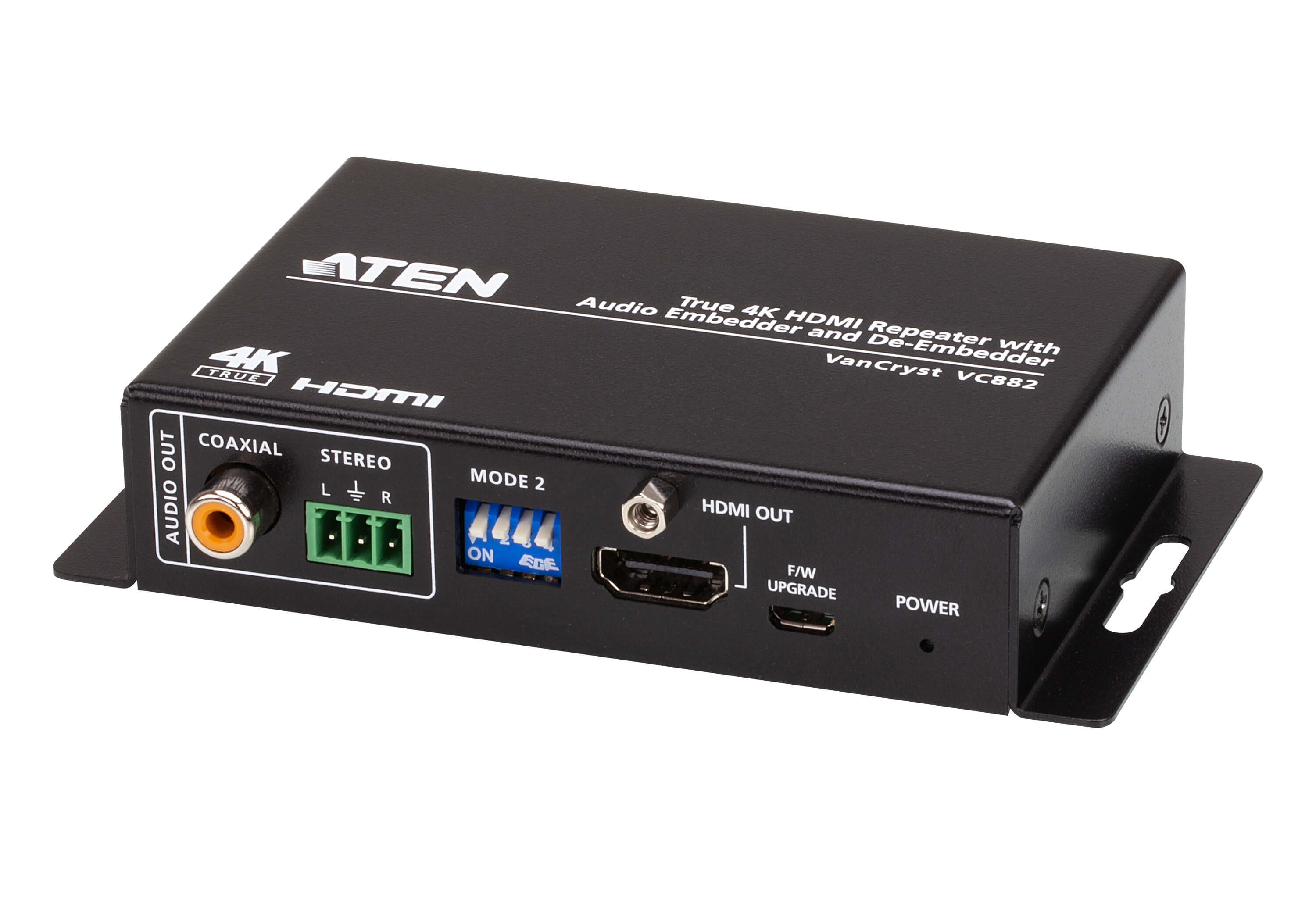Image of ATEN VC882-AT-E AV extender AV repeater Black