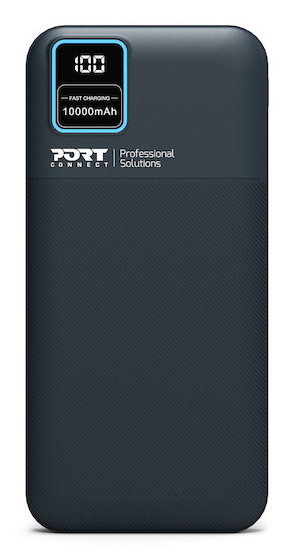 Port Designs 907001 power bank Lithium Polymer (LiPo) 10000 mAh Black