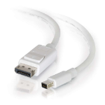 C2G 2m, Mini DisplayPort - DisplayPort White