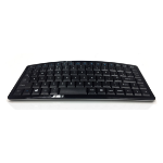 Accuratus Curve keyboard Home RF Wireless + USB QWERTY UK International Black