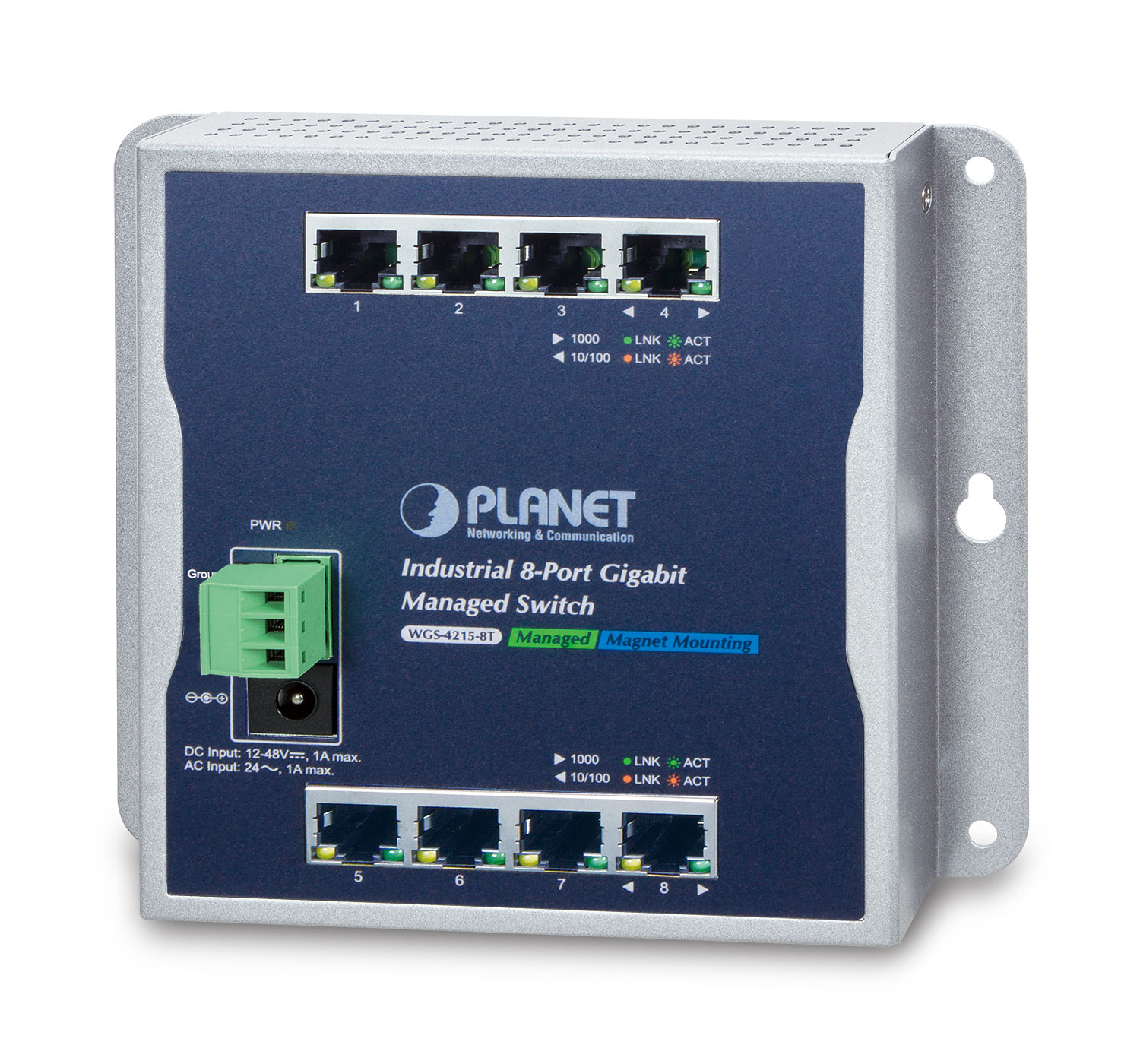 PLANET WGS-4215-8T network switch Managed Gigabit Ethernet (10/100/100