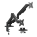 eSTUFF GLB227012 monitor mount / stand 81.3 cm (32") Desk Black