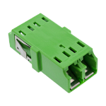 InLine Fiber Optical Adapter Duplex LC/LC SM Ceramic Sleeve green