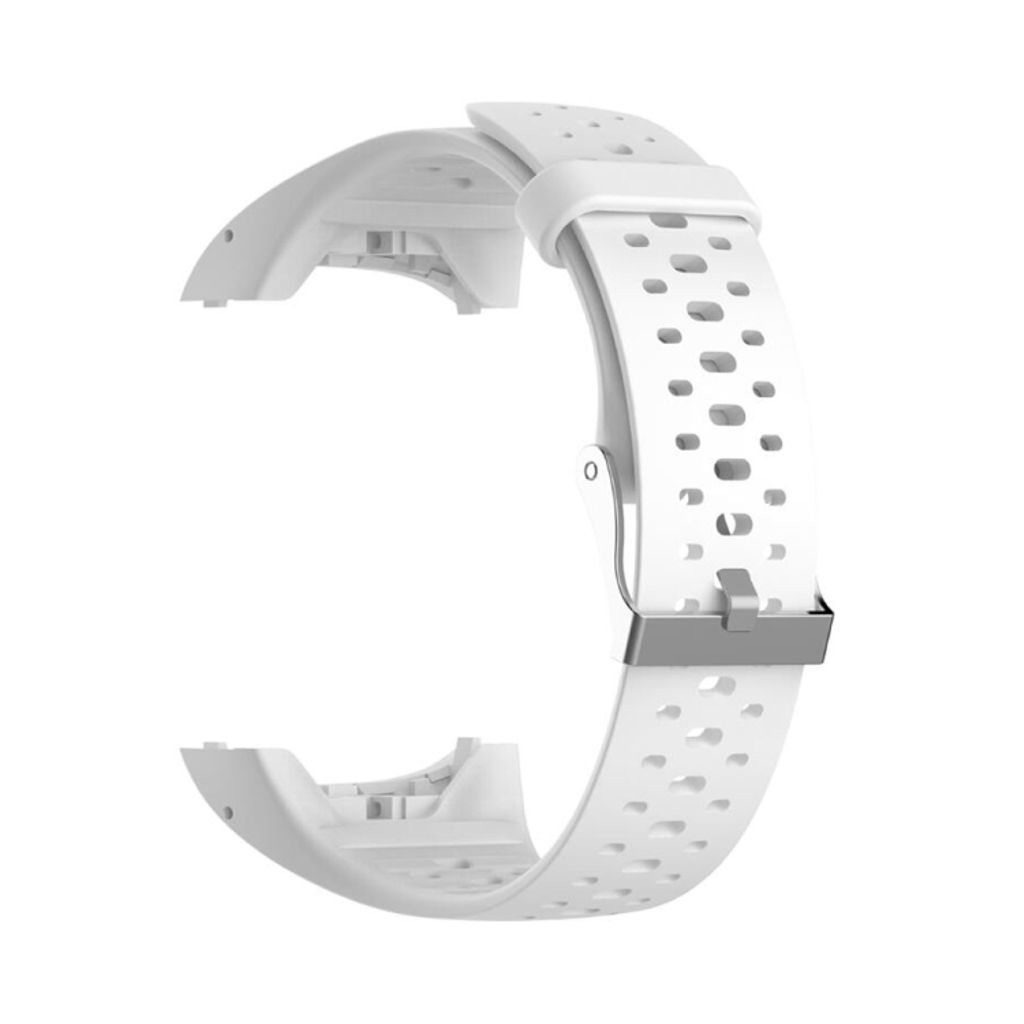 CA8087W POLAR M400 / M430 Silicone watch strap - White