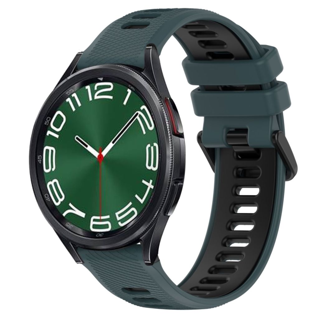 EU Product - Galaxy Watch 6 Classic 47mm Watch Strap - Olive Green/Black thumbnail