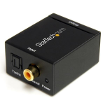 StarTech.com SPDIF2AA audio converter Black