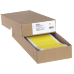 HERMA Computer labels continous 88.9x35.7 mm 1 row yellow paper matt 2000 pcs.