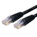StarTech.com C6PATCH25BK networking cable Black 300" (7.62 m) Cat6 U/UTP (UTP)