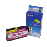 G&G Image 10434/NP-H-0711M Ink cartridge magenta 26ml Pack=1 (replaces HP 711) for HP DesignJet T 520