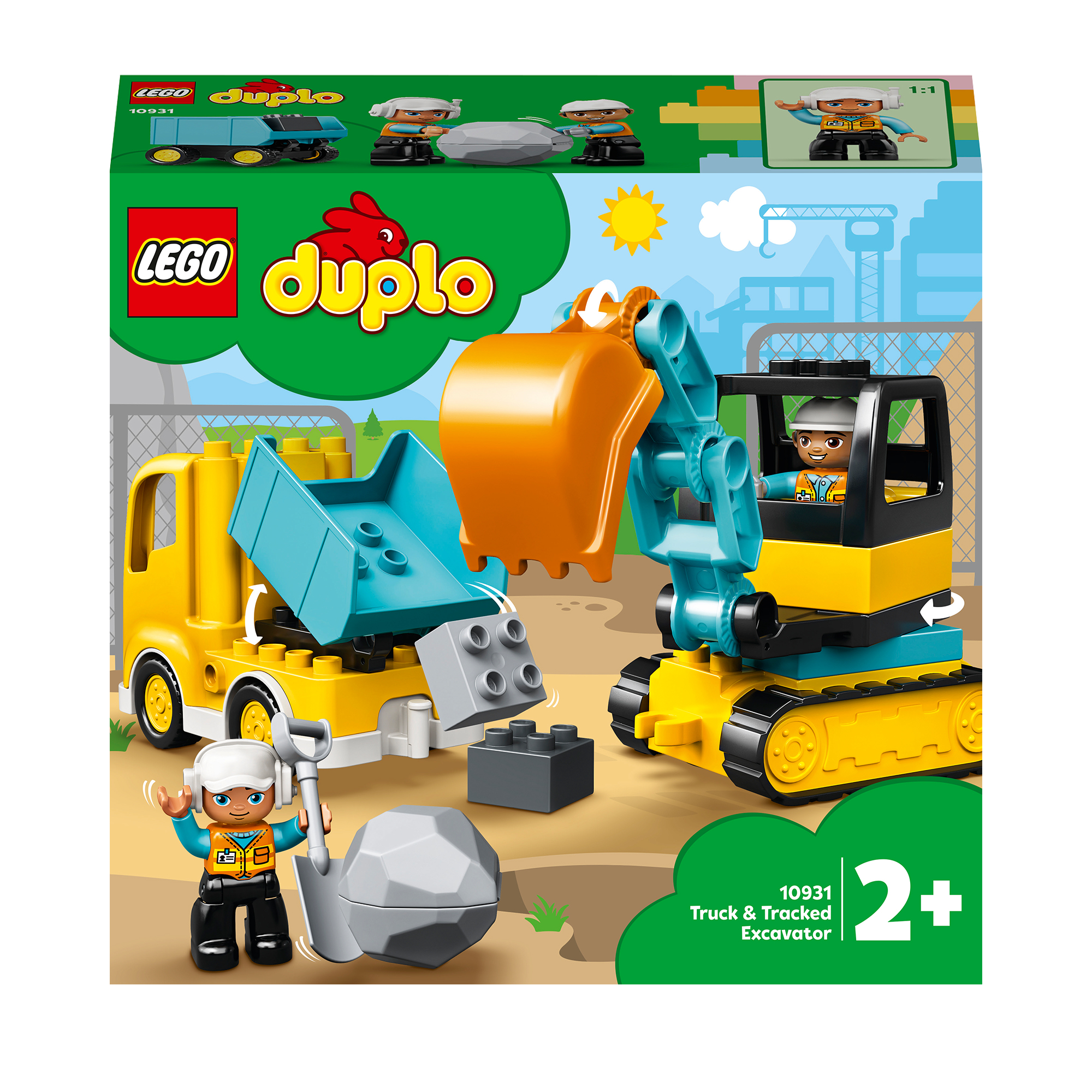 Image of LEGO Duplo Bagger und Laster 10931