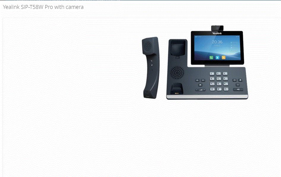 Image of Yealink SIP-T58W Pro (with camera) - Android Based IP Video