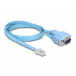 DeLOCK 63353 video kabel adapter 1 m RJ-45 D-Sub (DB-9) Blauw