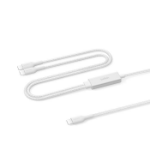 Belkin CAC004FQ1.5MWH USB cable USB 2.0 59.1" (1.5 m) USB C 2 x USB C 0.48 Gbit/s 140 W White