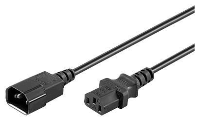 PE040670 MICROCONNECT Power Cord C13 - C14 7m black