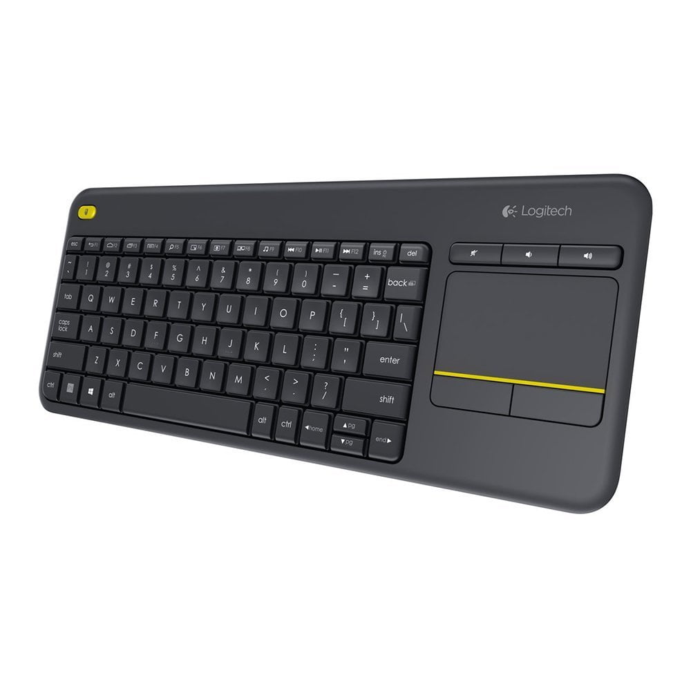 Logitech Wireless Touch Keyboard K400 Plus Keyboard wireless 2.4 GHz English (UK)