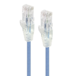 ALOGIC 0.5m Blue Series Alpha Ultra Slim Cat6 Network Cable, UTP, 28AWG