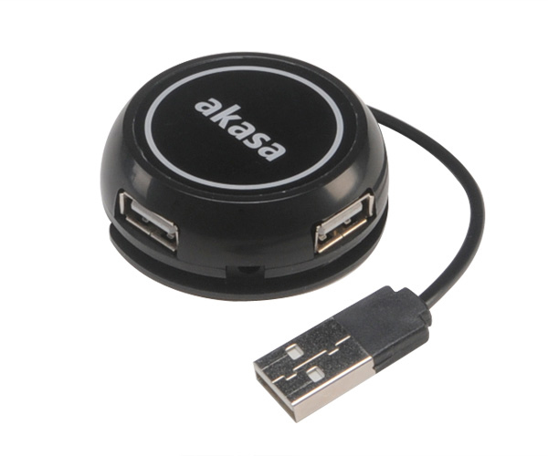 Image of Akasa Connect4C 4-IN-1 USB 2.0 480 Mbit/s Black