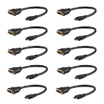 StarTech.com HDDVIMF8IN10PK video cable adapter 7.87" (0.2 m) HDMI Type A (Standard) DVI-D Black