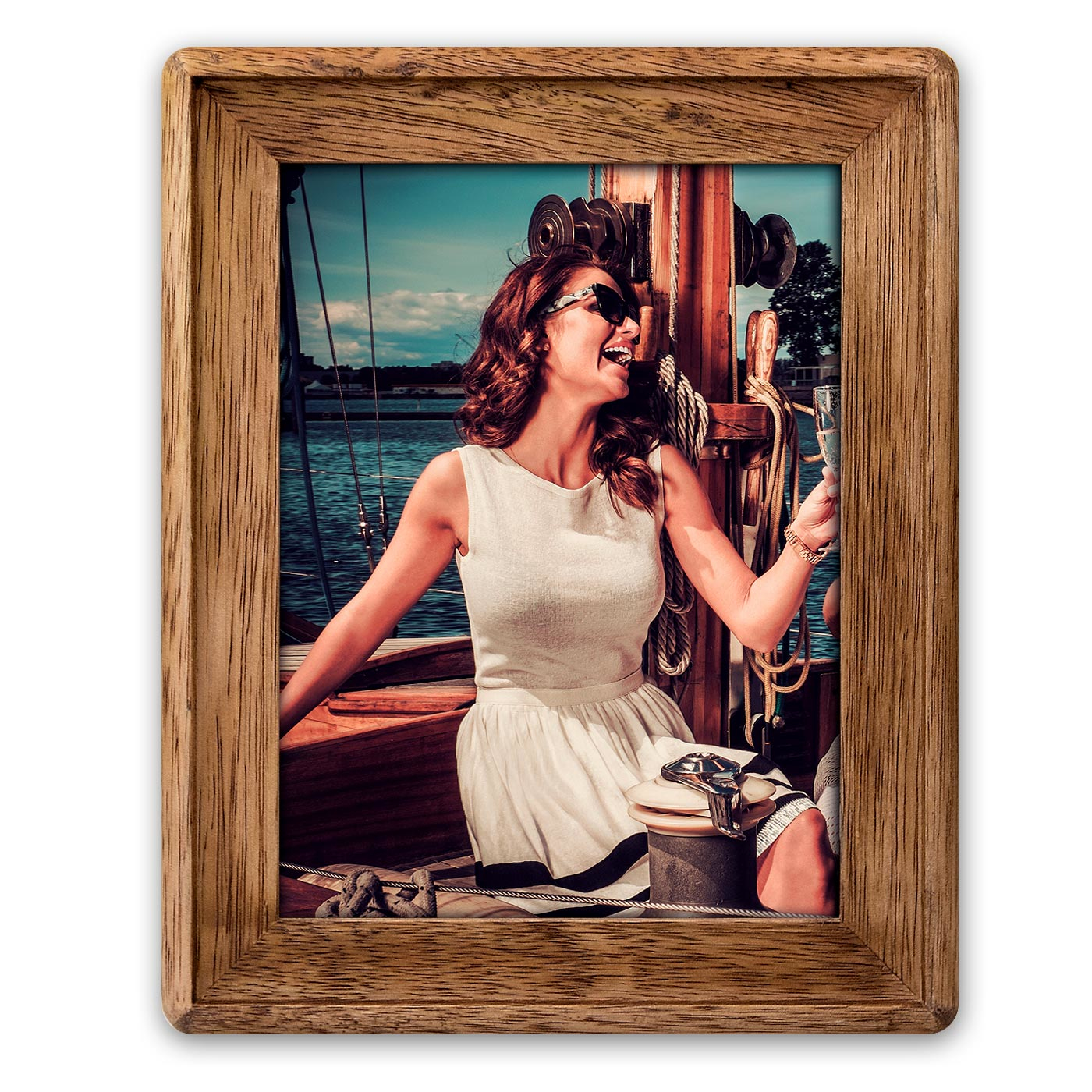 Image of ZEP Trevor - Wood - Brown - Single picture frame - Table - Wall -...