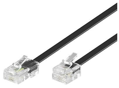 Image of Microconnect MPK451S telephone cable 1 m Black