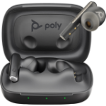 POLY Voyager Free 60 UC Black Earbuds +BT700 USB-C Adapter +Basic Charge Case