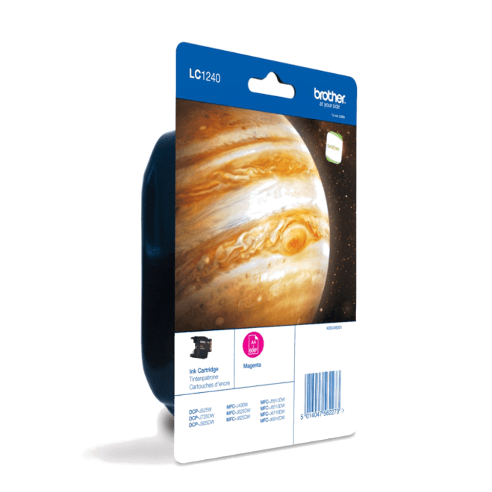 Brother LC-1240MBP Ink cartridge magenta Blister. 600 pages 11ml for B