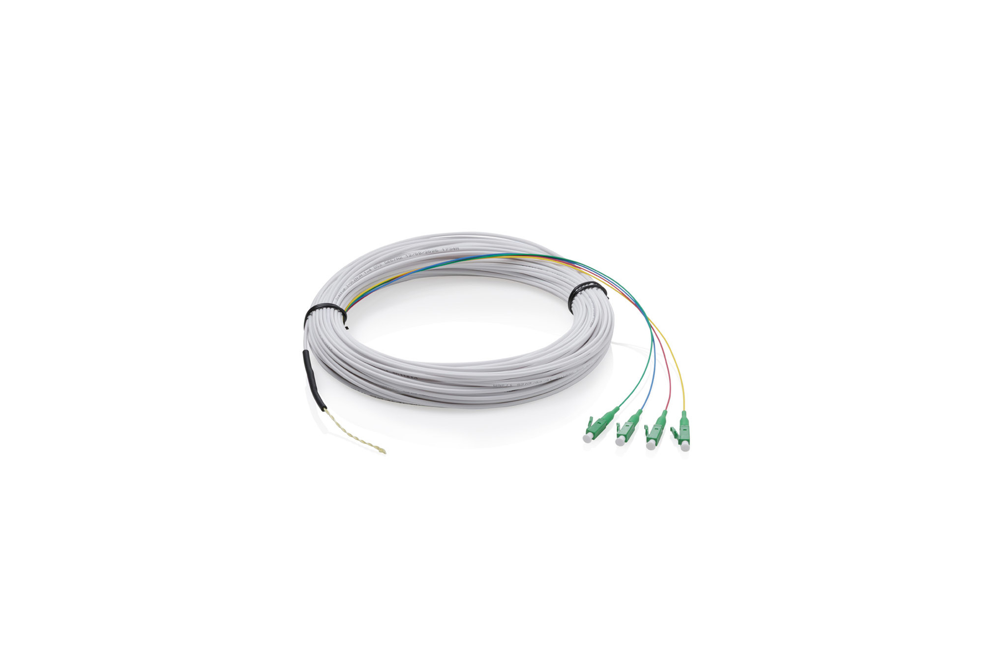 Digitus Ftth Drop Cable. Singlemode. 4 Fibers. 4 Lc/Apc. 30 M
