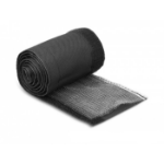 DeLOCK EMI Shielding braided sleeve with hook-and-loop fastener heat resistant 1 m x 20 mm black