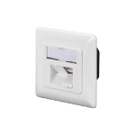 Digitus CAT 6A, class EA, data socket, design-compatible, surface-mounted