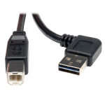 Tripp Lite UR022-006-RA USB cable USB 2.0 72" (1.83 m) USB A USB B Black