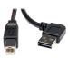 Tripp Lite UR022-003-RA USB cable USB 2.0 35.8" (0.91 m) USB A USB B Black