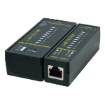 LogiLink WZ0080 network cable tester RJ-45 & SFP tester Black