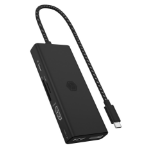 ICY BOX IB-DK4011-CPD Wired USB 3.2 Gen 1 (3.1 Gen 1) Type-C Black