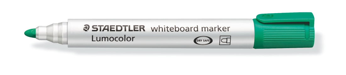 Staedtler Lumocolor marker 4 pc(s) Bullet tip Black, Blue, Green, Red