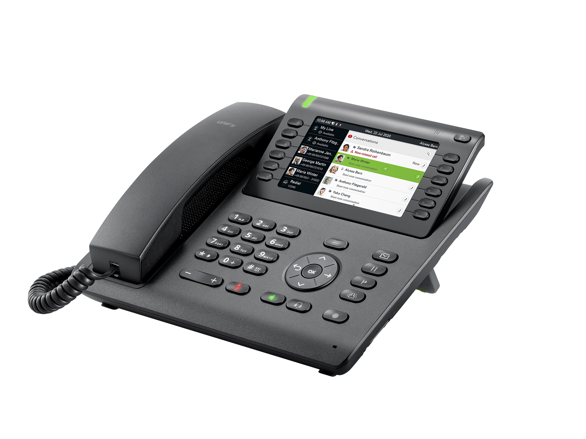 Image of Unify OpenScape Desk Phone CP700 IP phone Black TFT