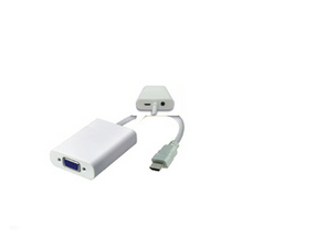 Microconnect HDMVGA2 video cable adapter 0.15 m HDMI VGA (D-Sub) White