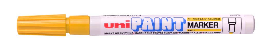 Uni-Ball PX-21 marker 1 pc(s) Yellow