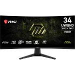 MSI MAG 346CQDF E20 computer monitor 86.4 cm (34") 3440 x 1440 pixels UltraWide Quad HD LCD Black