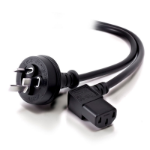 ALOGIC 3m 3 Pin Aus Male to Right Angle IEC C13 Female Power Cable