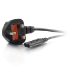 C2G 2m UK Non-Polarised Power Cord (BS 1363 to IEC 60320 C7)