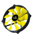 Akasa 14cm Viper R Fan Computer case Black, Yellow