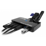 Plugable Technologies 10 x USB 3.0 USB 3.2 Gen 1 (3.1 Gen 1) Type-A 5000 Mbit/s Black
