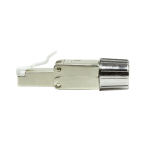 LogiLink MP0080 - CAT.8.1 feldkonfektionierbarer RJ45 Stecker wire connector Gray, Stainless steel
